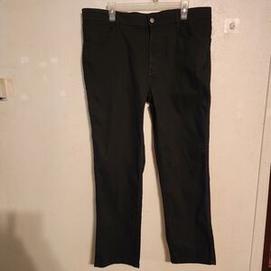 Woolrich 5 Pocket Black Denim Pants Mens 36x30 NWT-Caviar